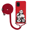 Samsung A31 İpli Lansman Kılıf - Cute Pandas