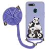 Oppo A5s İpli Lansman Kılıf - Cute Pandas