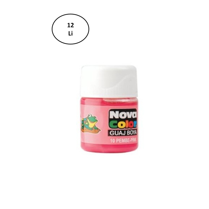 Nova Color Guaj Boya Pembe Şişe Nc-112 12li