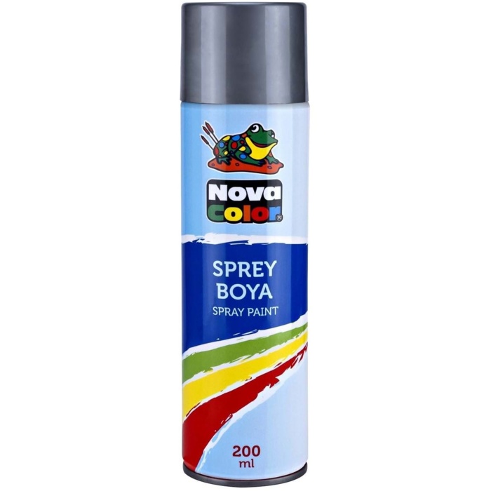 Nova Color Sprey Boya 200 Ml Gri