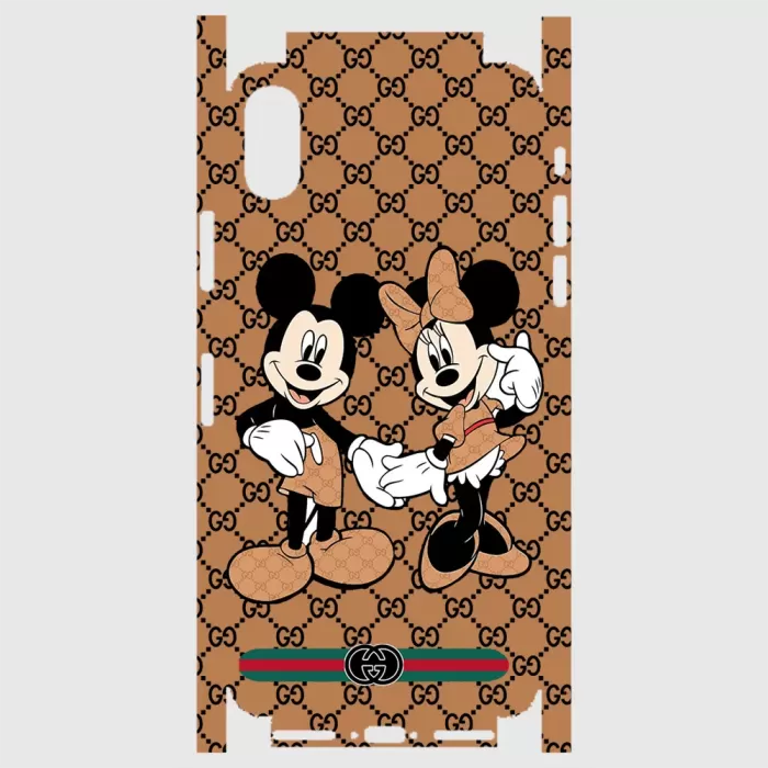 iPhone XS Telefon Kaplama - Mickey Çift