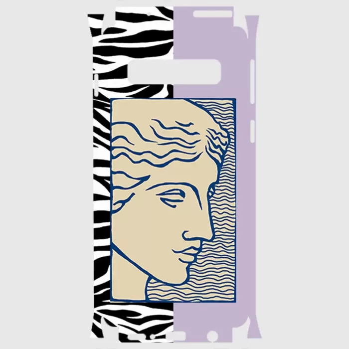 Samsung S10e Telefon Kaplama - Leopar Face