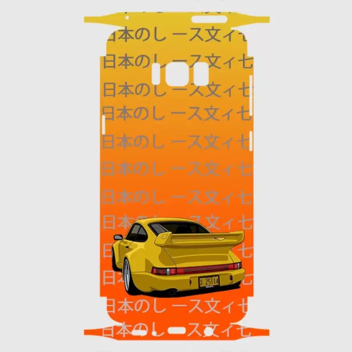 Samsung S8 Plus Telefon Kaplama - Porsche 911 JDM