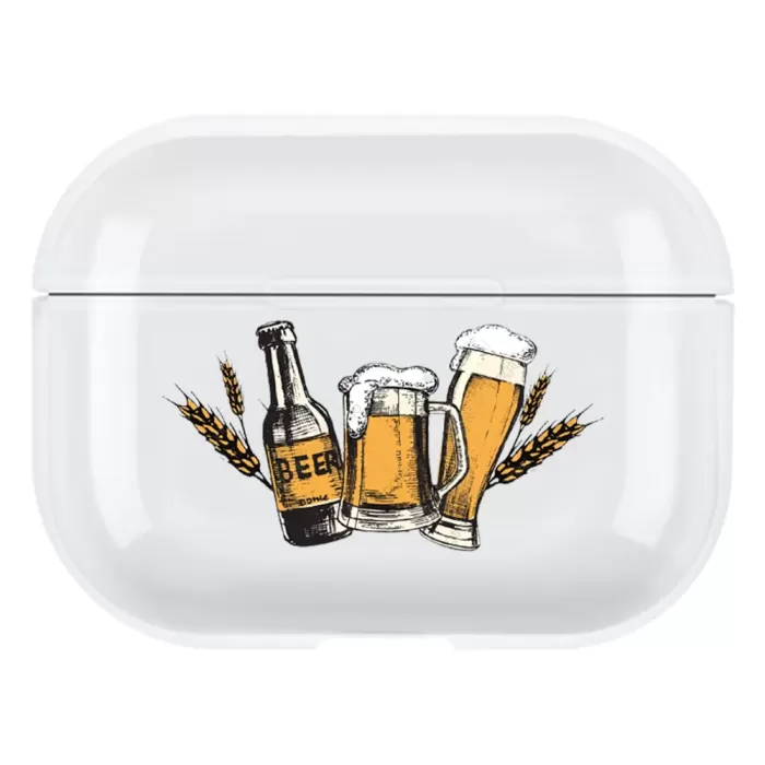 Airpods Pro Şeffaf Kılıf Beer