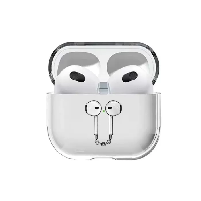 Airpods 3. Nesil Şeffaf Kılıf Kulaklık