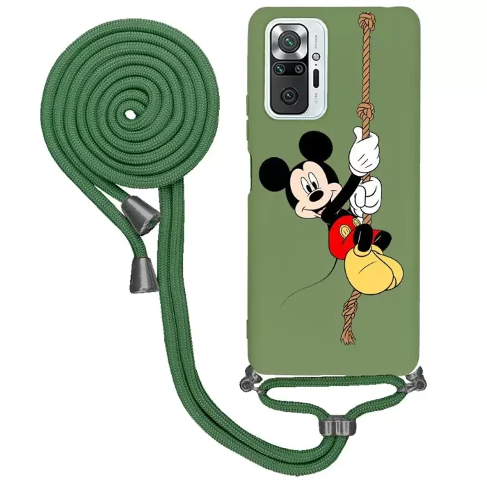 Xiaomi Redmi Note 10 Pro İpli Lansman Kılıf Mickey Mouse