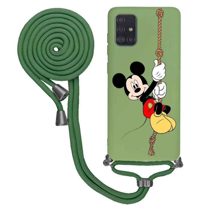 Samsung A71 İpli Lansman Kılıf - Mickey Mouse