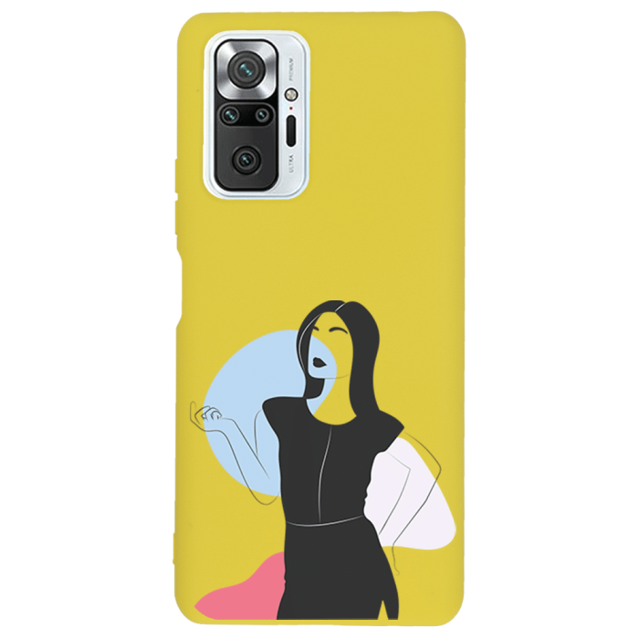 Xiaomi Redmi Note 10 Pro Max Lansman Kılıf - Art Woman 1