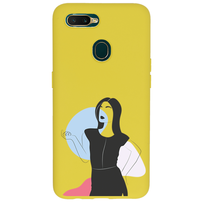 Oppo AX7 Lansman Kılıf - Art Woman 1