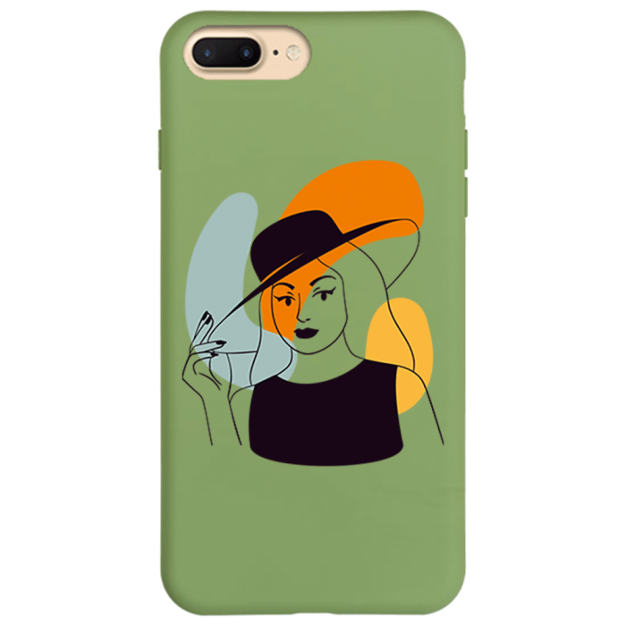 iPhone 8 Plus Lansman Kılıf - Art Women 4