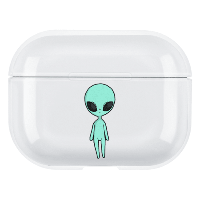 Airpods Pro Şeffaf Kılıf - Alien