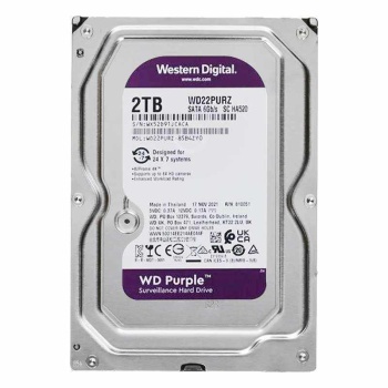 WESTERN DIGITAL PURPLE WD23PURZ 2 TB SATA 6GB/S 7/24 GÜVENLİK HARDDİSK