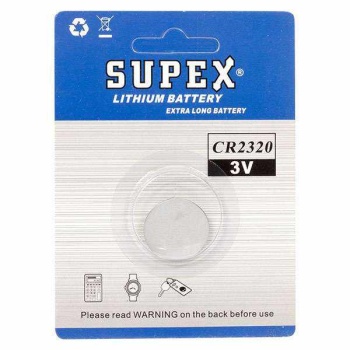 SUPEX CR2320 3 VOLT LİTYUM PİL (TEKLİ)