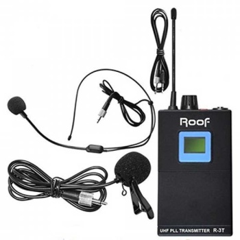 ROOF R-3T UHF KABLOSUZ YEDEK REHBER VERİCİ YAKA MİKROFON