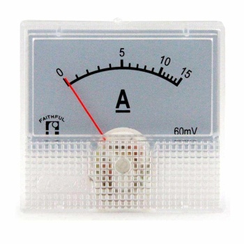 DC ANALOG 0-15 AMPER GÖSTERGE 45X48MM  IC-231A