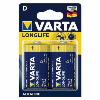 VARTA LONGLIFE POWER ALKALİN BÜYÜK BOY D PİL (2Lİ PAKET FİYATI)