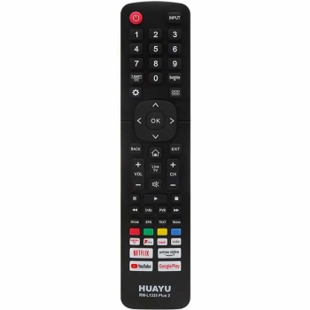 HUAYU RM-L1335 PLUS2 HISENSE NETFLIX-PRIME-YOUTUBE-RAKUTEN-GOOGLE PLAY-VUDU TUŞLU LCD LED TV KUMANDASI