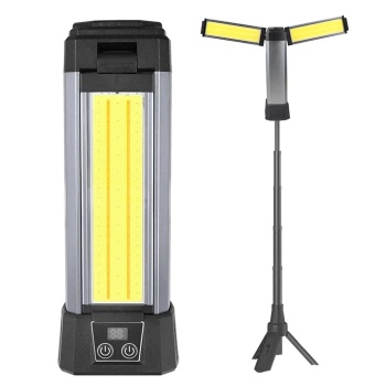 POWERMASTER PM-24565 25 WATT USB - TYPE-C GİRİŞLİ P50 VE COB LEDLİ 2 KANATLI KOLLU ÇALIŞMA LAMBASI