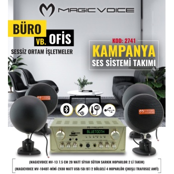 MAGICVOICE BÜRO-OFİS-İŞLETME SES SİSTEMİ KAMPANYA (15646-16291)