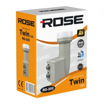 ROSE RO-200 UNIVERSAL TWIN ÇİFTLİ LNB 0.1DB