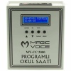 MAGICVOICE MV-CC2000 USB -20 ADET MP3 FORMATINDA ZİL İSTİKLAL MARŞLI OKUL ZİL SAATİ (ÇAN TAKILABİLİR)