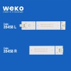 WKSET-5722 35458X4 MS-0818 V5 - A4 102-105LM 3.2-3.4V 0R WR 4 ADET LED BAR  İKİYE BÖLÜNMÜŞ