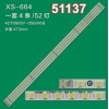 WKSET-6137 35332X4 STA420A04_REV1.0_52 58.42T09.002 4 ADET LED BAR (52LED)