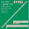 WKSET-6103 34938X1 34939X1 CMKM-MB2S - NLAW20172L/R 2 ADET LED BAR (72LED)