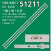 WKSET-6211 36915X3 JS-D-AP3916-061DC (80522.)  3 ADET LED BAR