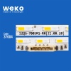 WKSET-6694 37004X4 S2Q6-700SM1-R0 4 ADET LED BAR TWO COLOR (İKİ RENK) (37LED)