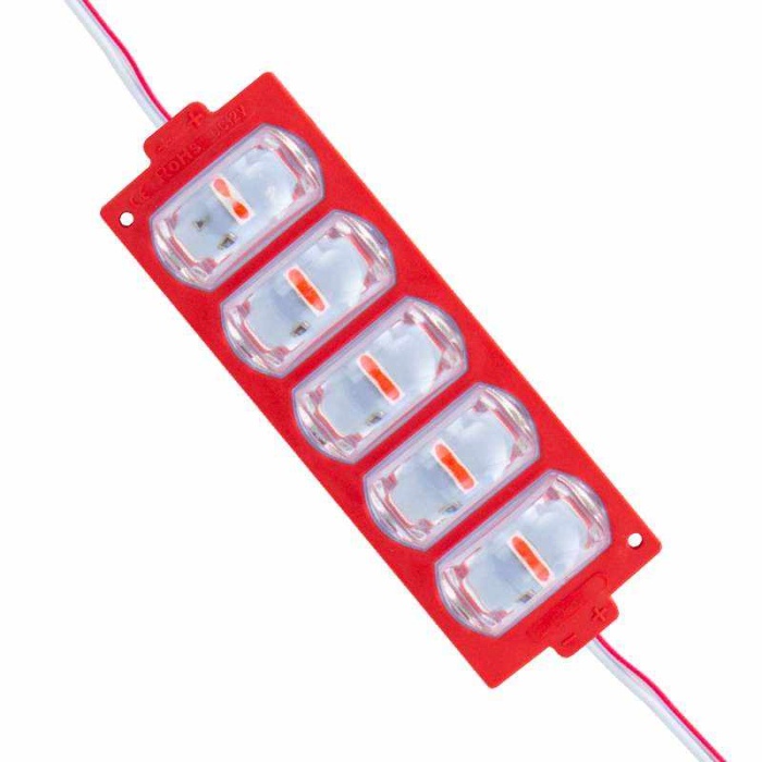 POWERMASTER MODÜL LED 12V 4W KIRMIZI 3030 10X53.8 MM IP65 260-280LM 180 DERECE