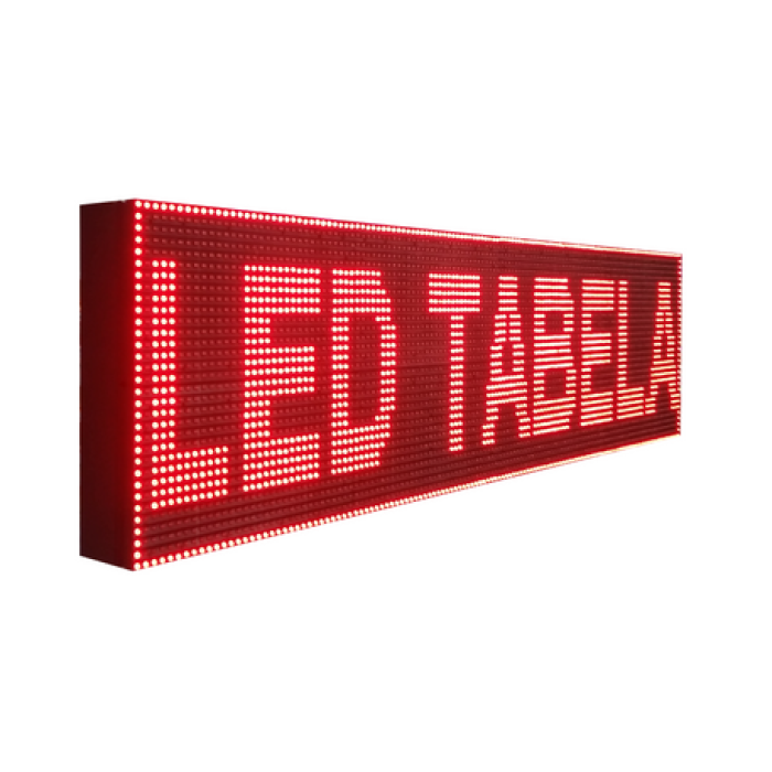 128x32CM LED TABELA DIŞ MEKAN FULL ANİMASYONLU