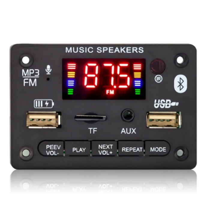 MAGICVOICE G018 USB/SD/BLUETOOTH-KUMANDA-2X40W ANFİ ÇIKIŞLI OTO TEYP ÇEVİRİCİ DİJİTAL PLAYER BOARD