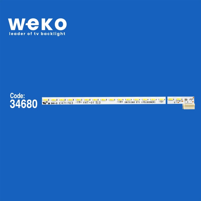 WKSET-6126 34680X1 17ELB32NER1 0532005.400300.3202 ETI 20150004  1 ADET LED BAR (64LED)