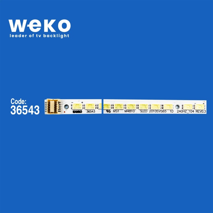 WKSET-6192 36543X2 SLED 2010SVS65 1D 240HZ-104 REV.3 1 2 ADET LED BAR (104LED)