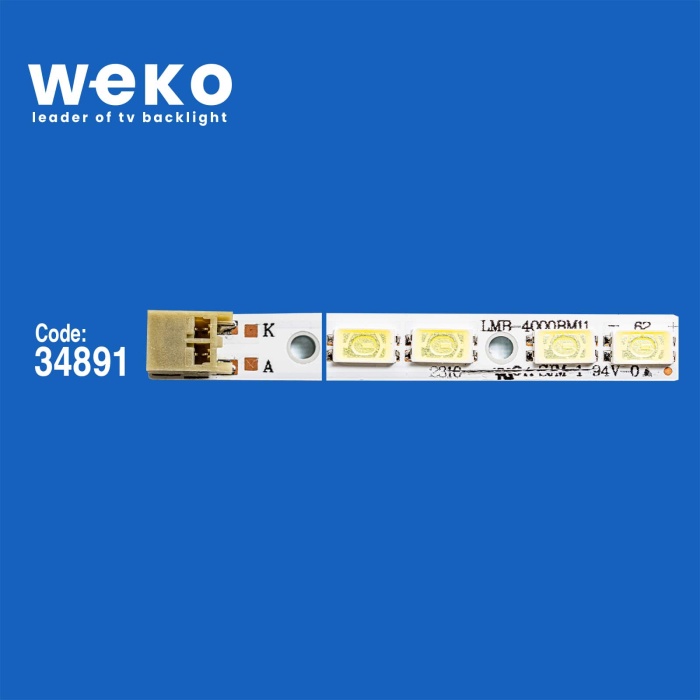 WKSET-6280 34891X4 LMB-4000BM12  4 ADET LED BAR (56LED)