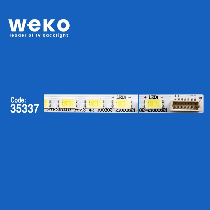 WKSET-6139 35337X2 STK315A03_REV.3_42_100302_21000821 2 ADET LED BAR (42LED)