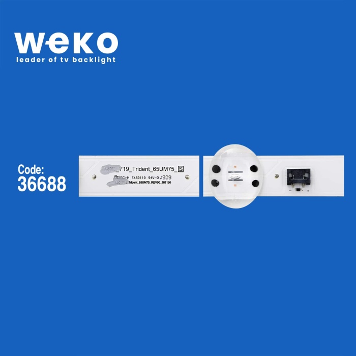 WKSET-5770 36688X5 TRIDENT 65UM75 REV01 SSC-Y19-TRIDENT-65UM75  5 ADET LED BAR