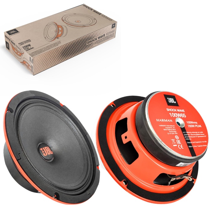 JBL Shock Wave 100W65 Oto Midrange 16cm 200 Watt 2 Adet