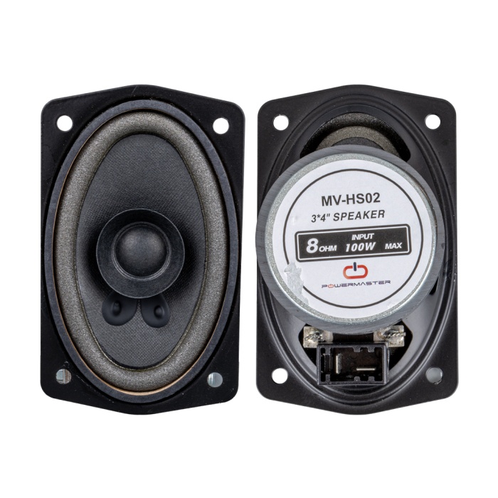 MAGICVOICE MV-HS02 3X4 7.5X10 CM 8 OHM MAX 100 WATT OVAL OTO HOPARLÖR