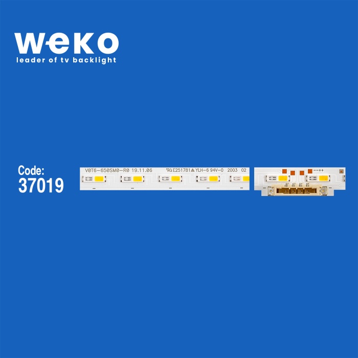 WKSET-6511 37019X2 V0T6-650SM0-R0 BN96-50385A 2 ADET LED BAR (62LED)