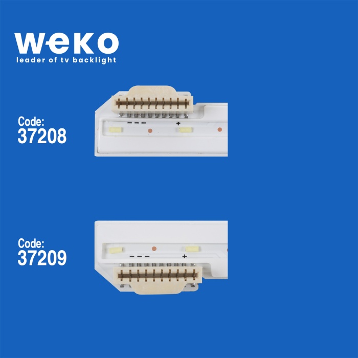 WKSET-6515 37208X1 37209X1 55 V17 ART3 3037/3038 2 ADET LED BAR (60LED)