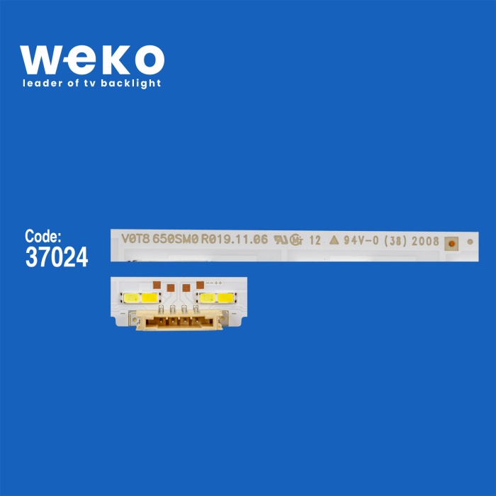 WKSET-6531 37024X2 V0T8-650SM0-R0 BN96-50380A  2 ADET LED BAR (54LED)