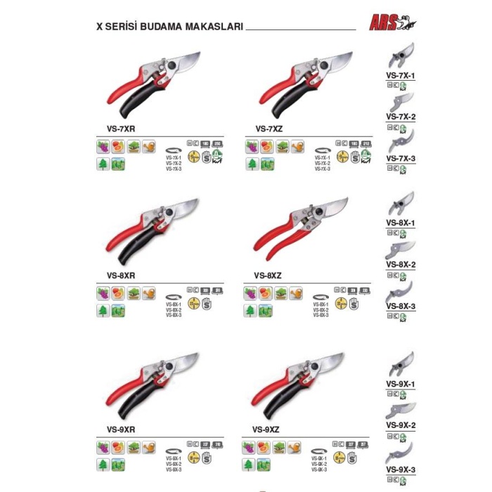 Ars VS-7XZ Budama Makası