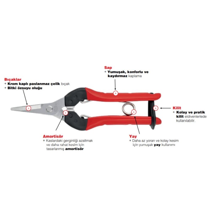 Felco 322 Meyve Toplama Makası 19 cm