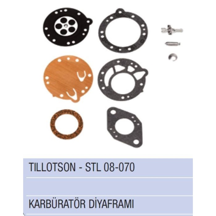 STİHL 08 / 070 KARBÜRATÖR DİYAFRAM TAKIMI - TILLOTSON