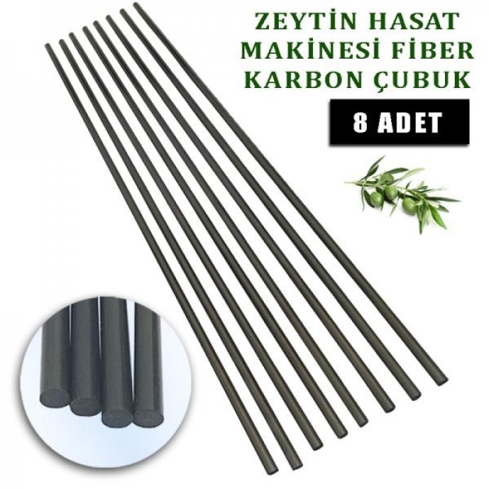 Titanium Akülü Zeytin Hasat Makinesi Çırpıcı Çubuk 5mm - 8 Adet