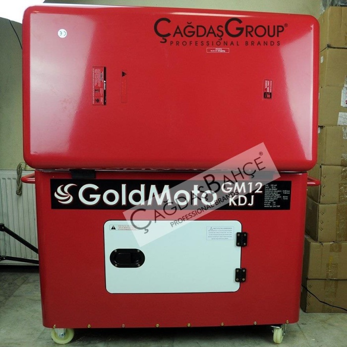 GoldMoto GM12KTDJ Dizel Marşlı Kabinli Jeneratör 12 KW Trifaze