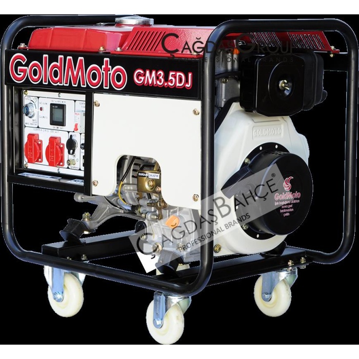 GoldMoto GM4.5DJ Dizel Marşlı Jeneratör 4.5 KW Monofaze