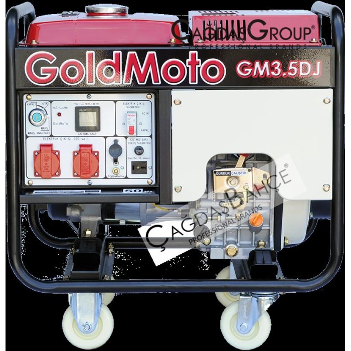 GoldMoto GM4.5DJ Dizel Marşlı Jeneratör 4.5 KW Monofaze